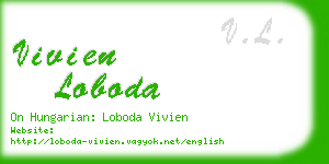 vivien loboda business card